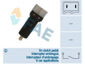 FAE 24870 jungiklis, sankabos valdiklis 
 Komforto sistemos -> Važiavimo režimo programinis reguliatorius
77 00 410 418, 77 00 811 340