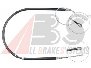 A.B.S. K18266 trosas, stovėjimo stabdys 
 Stabdžių sistema -> Valdymo svirtys/trosai
1J0.609.721G
