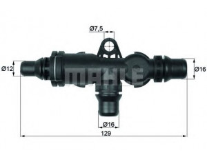 MAHLE ORIGINAL TO 4 82 termostatas, alyvos aušintuvas 
 Variklis -> Tepimas -> Alyvos termostatas
1710 1 439 115, 1710 7 559 966