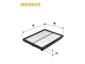 WIX FILTERS WA9643 oro filtras 
 Techninės priežiūros dalys -> Techninės priežiūros intervalai
281133E500, 281133E500