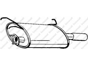 BOSAL 142-699 galinis duslintuvas 
 Išmetimo sistema -> Duslintuvas
17430-87135, 17430-87139, 17430-87140