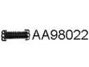 VENEPORTE AA98022 spyruoklė, išmetimo vamzdis 
 Išmetimo sistema -> Surinkimo dalys -> Atskiros surinkimo dalys -> Spyruoklė
GEX1870, GEX7654, GEX7681, GEX7699