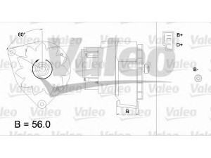 VALEO 436125 kintamosios srovės generatorius 
 Elektros įranga -> Kint. sr. generatorius/dalys -> Kintamosios srovės generatorius
0041541802, 0041544602, 004154460280