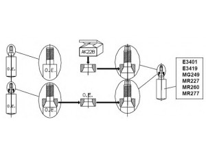 MONROE E3401 amortizatorius 
 Pakaba -> Amortizatorius
5202P0, 5202P1, 95603879, 96032732