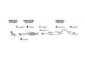 VENEPORTE 670027 išmetimo sistema 
 Išmetimo sistema -> Išmetimo sistema, visa