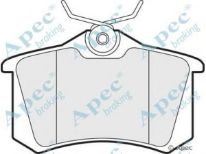 APEC braking PAD1119 stabdžių trinkelių rinkinys, diskinis stabdys