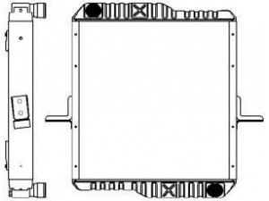 SAKURA  Automotive 1341-0305 radiatorius, variklio aušinimas