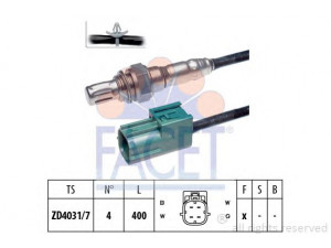 FACET 10.8007 lambda jutiklis 
 Variklis -> Variklio elektra
226A0-AU301, 226A1-AM601