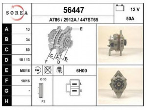 EAI 56447 kintamosios srovės generatorius
A5T22997, 2310017B11