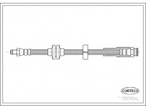 CORTECO 19034341 stabdžių žarnelė 
 Stabdžių sistema -> Stabdžių žarnelės
60698796