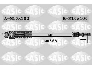 SASIC 6606213 stabdžių žarnelė 
 Stabdžių sistema -> Stabdžių žarnelės
1371515, 1383533, 1694317
