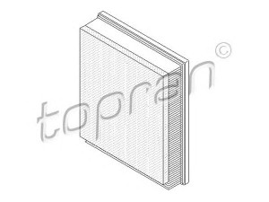 TOPRAN 207 542 oro filtras 
 Filtrai -> Oro filtras
1654 600 QAD, 1654 600 QAT, 09121071
