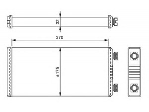 NRF 54257 šilumokaitis, salono šildymas 
 Šildymas / vėdinimas -> Šilumokaitis
0008300720, A0008300720