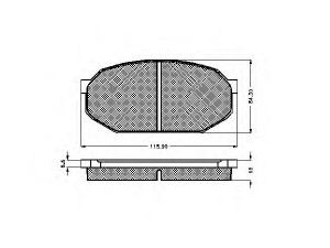 SPIDAN 30189 stabdžių trinkelių rinkinys, diskinis stabdys 
 Techninės priežiūros dalys -> Papildomas remontas
MB 238 261, MB 238 262, MB 238 262 R