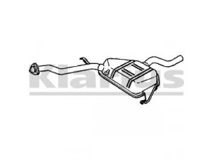KLARIUS 240362 vidurinis duslintuvas 
 Išmetimo sistema -> Duslintuvas