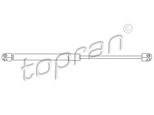 TOPRAN 207 125 dujinė spyruoklė, bagažinė 
 Priedai -> Bagažinė/pakrovimo skyrius
01 76 608, 01 76 725, 09180255