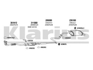 KLARIUS 270269E išmetimo sistema 
 Išmetimo sistema -> Išmetimo sistema, visa