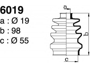 DEPA 6019 gofruotoji membrana, kardaninis velenas 
 Ratų pavara -> Gofruotoji membrana
46307779, 7715294, 7746232, 96489856