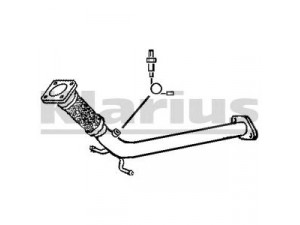 KLARIUS VO408E išleidimo kolektorius 
 Išmetimo sistema -> Išmetimo vamzdžiai
9202267