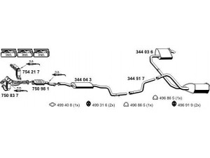 ERNST 030979 išmetimo sistema 
 Išmetimo sistema -> Išmetimo sistema, visa