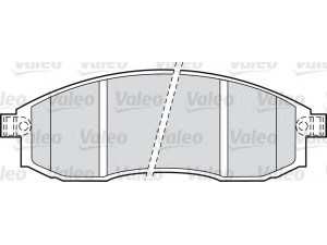 VALEO 598523 stabdžių trinkelių rinkinys, diskinis stabdys 
 Techninės priežiūros dalys -> Papildomas remontas
MR527550, 41060-38U90, 4106038U90