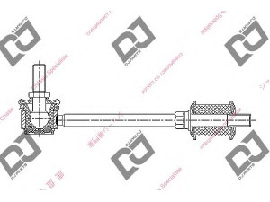 DJ PARTS DL1023 šarnyro stabilizatorius 
 Ašies montavimas/vairavimo mechanizmas/ratai -> Stabilizatorius/fiksatoriai -> Savaime išsilyginanti atrama
54618-58Y10, 54618-58Y20, 54618-58Y21