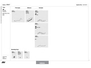 DINEX 128100079 išmetimo sistema 
 Išmetimo sistema -> Išmetimo sistema, visa