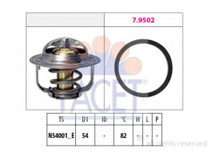 FACET 7.8800 termostatas, aušinimo skystis 
 Aušinimo sistema -> Termostatas/tarpiklis -> Thermostat
51770698, 73502809, 13 38 007, 13 38 008