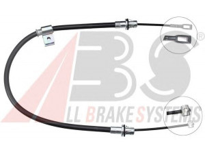 A.B.S. K13912 trosas, stovėjimo stabdys 
 Stabdžių sistema -> Valdymo svirtys/trosai
5134701AB