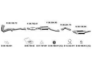 EBERSPÄCHER 082265 išmetimo sistema 
 Išmetimo sistema -> Išmetimo sistema, visa
