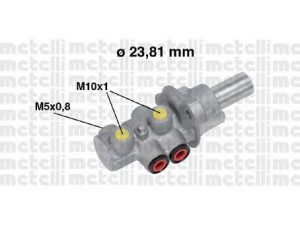METELLI 05-0683 pagrindinis cilindras, stabdžiai 
 Stabdžių sistema -> Pagrindinis stabdžių cilindras
51800566, 77363970, 77364611, 77364809