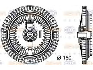 HELLA 8MV 376 732-351 sankaba, radiatoriaus ventiliatorius 
 Aušinimo sistema -> Radiatoriaus ventiliatorius
103 200 06 22, A 103 200 06 22