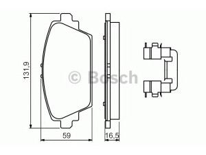 BOSCH 0 986 494 629 stabdžių trinkelių rinkinys, diskinis stabdys 
 Techninės priežiūros dalys -> Papildomas remontas
41060 4U125, 41060 4U126, 41060 4U127