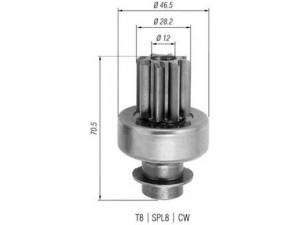 MAGNETI MARELLI 940113020276 krumpliaratis, starteris
M191T22571, 23354T5000