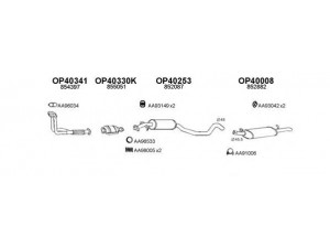VENEPORTE 400161 išmetimo sistema 
 Išmetimo sistema -> Išmetimo sistema, visa