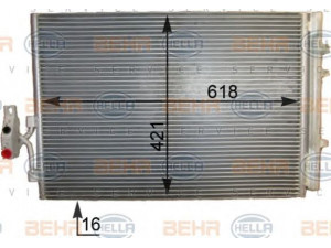 HELLA 8FC 351 343-181 kondensatorius, oro kondicionierius 
 Oro kondicionavimas -> Kondensatorius
64 53 9 216 144, 9 216 144