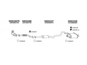 VENEPORTE 530128 išmetimo sistema 
 Išmetimo sistema -> Išmetimo sistema, visa