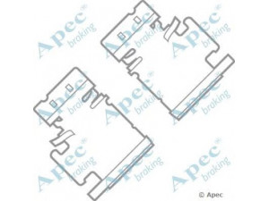 APEC braking KIT1003 priedų komplektas, stabdžių trinkelė 
 Stabdžių sistema -> Būgninis stabdys -> Dalys/priedai