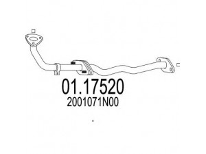 MTS 01.17520 išleidimo kolektorius 
 Išmetimo sistema -> Išmetimo vamzdžiai
2001071N00