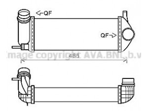 AVA QUALITY COOLING RT4615 tarpinis suslėgto oro aušintuvas, kompresorius 
 Variklis -> Oro tiekimas -> Įkrovos agregatas (turbo/superįkrova) -> Tarpinis suslėgto oro aušintuvas
4150900114, 144963234R