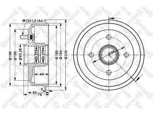 STELLOX 6025-2526-SX stabdžių būgnas 
 Stabdžių sistema -> Būgninis stabdys -> Stabdžių būgnas
1045392, 3052385, 6176743, 6492327