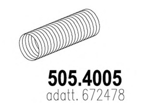 ASSO 505.4005 lanksti žarna, išmetimo sistema
672478