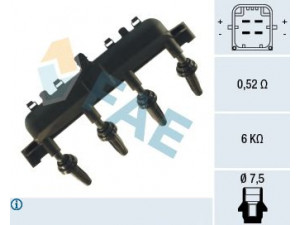 FAE 80226 ritė, uždegimas 
 Kibirkšties / kaitinamasis uždegimas -> Uždegimo ritė
96.246.755.80, 96.281.585.80, 5970.72