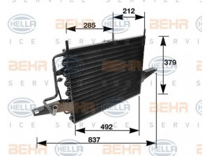 HELLA 8FC 351 035-691 kondensatorius, oro kondicionierius 
 Oro kondicionavimas -> Kondensatorius
6 195 076, 90BG19710BA, 91BW19710BA