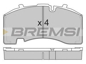 BREMSI BP7322 stabdžių trinkelių rinkinys, diskinis stabdys
MDP1789, 0044207020, 3057008500