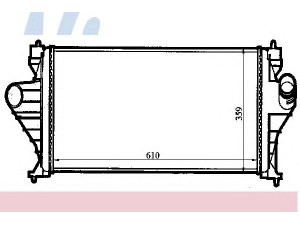NISSENS 96851 tarpinis suslėgto oro aušintuvas, kompresorius 
 Variklis -> Oro tiekimas -> Įkrovos agregatas (turbo/superįkrova) -> Tarpinis suslėgto oro aušintuvas
0384.F1, 0384.F1