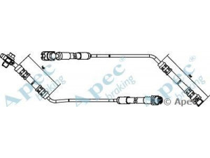APEC braking HOS3156 stabdžių žarnelė 
 Stabdžių sistema -> Stabdžių žarnelės
34301165766