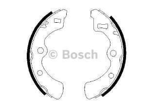 BOSCH 0 986 487 296 stabdžių trinkelių komplektas 
 Techninės priežiūros dalys -> Papildomas remontas