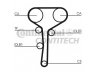 CONTITECH CT977 paskirstymo diržas 
 Techninės priežiūros dalys -> Papildomas remontas
7700100531, 7700103243, 7700106243