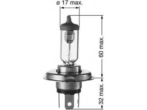 BERU 112603 lemputė, priekinis žibintas